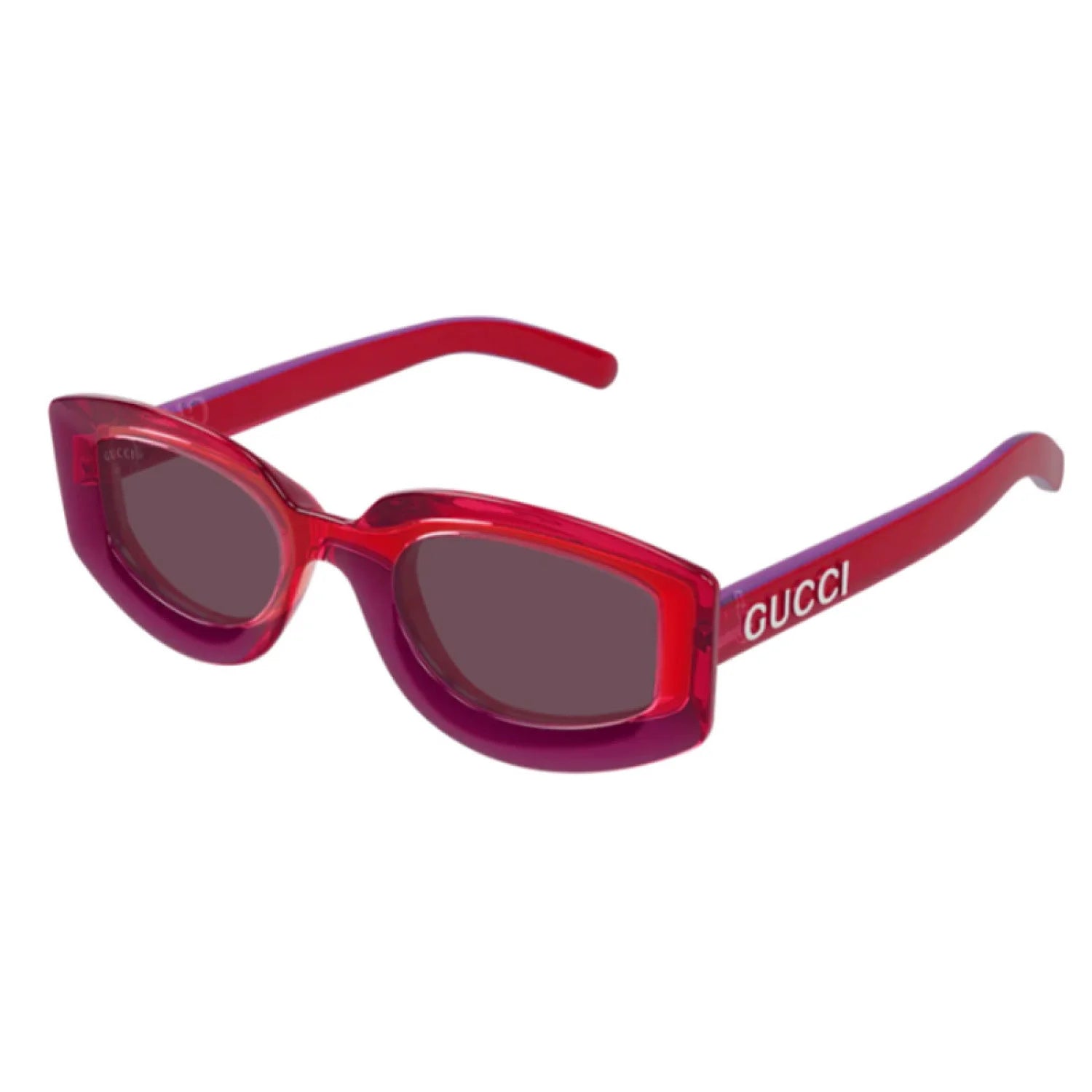 Gucci gg1719s - Transparent Red