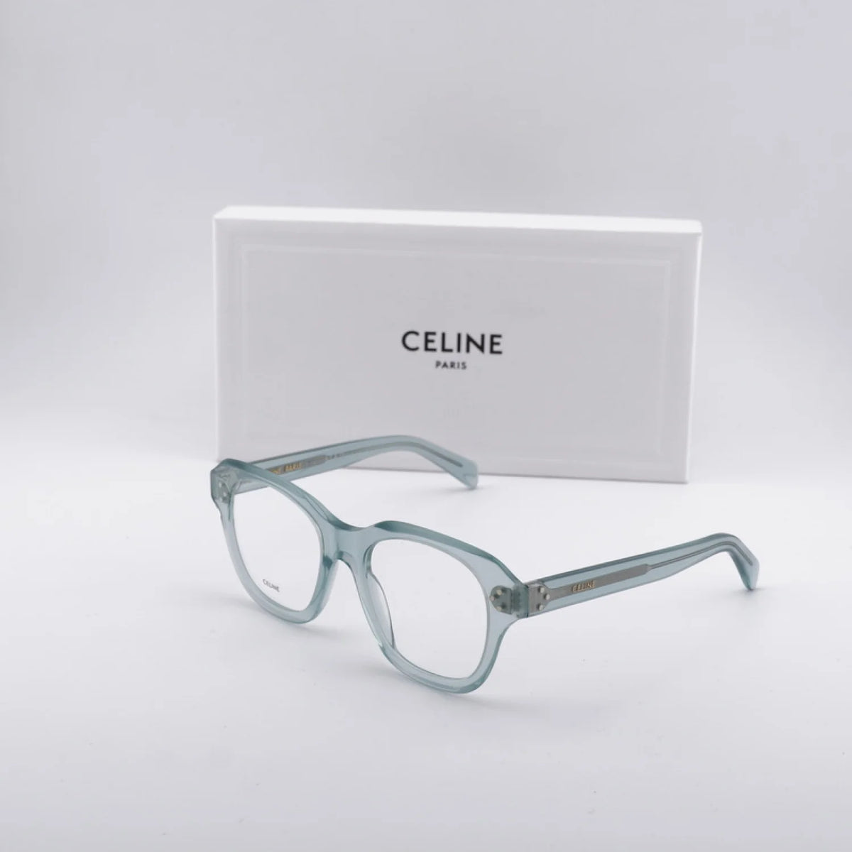 Celine CL50124I - Shiny Transparent Lime - main - 093