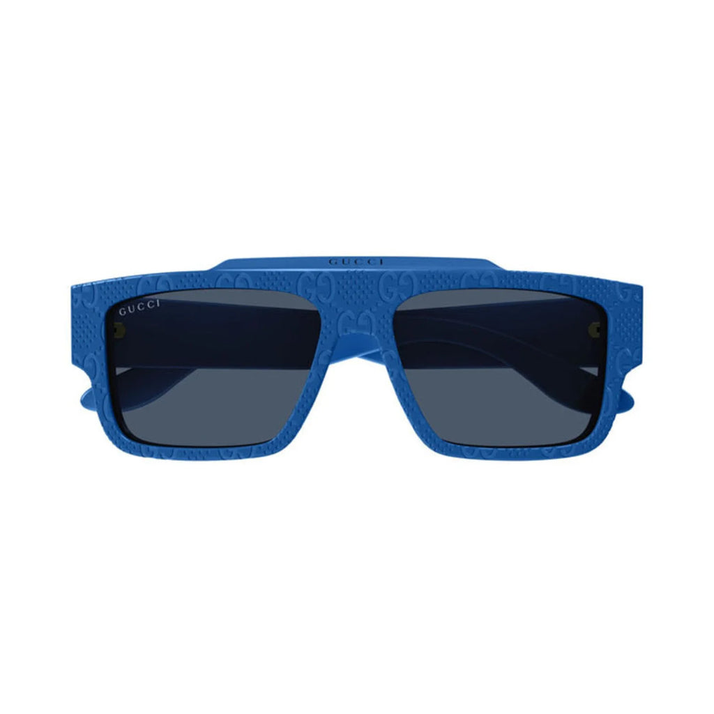 Gucci gg1460s - Shiny Blue with GG Pattern