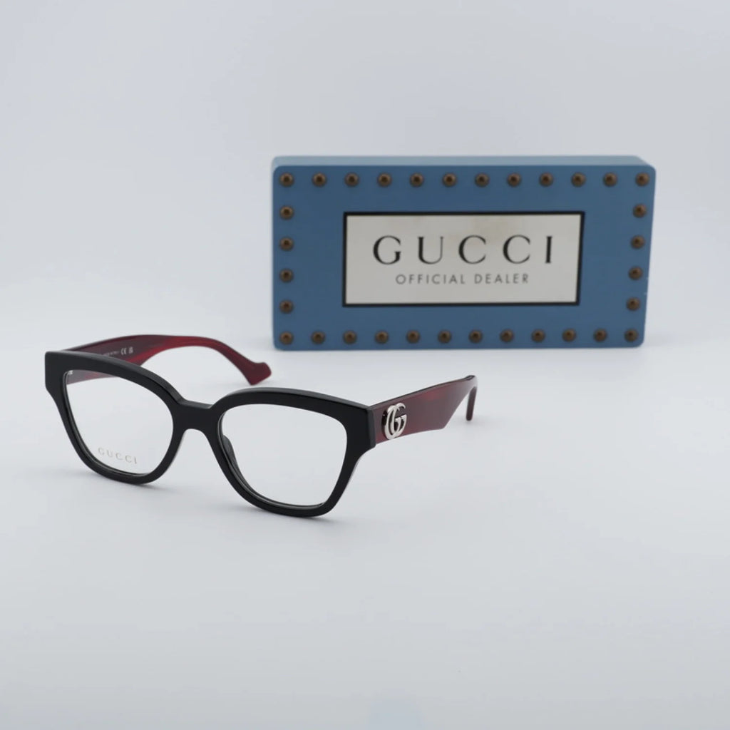 Gucci GG1424O - Shiny Solid Black/Red - main - 013
