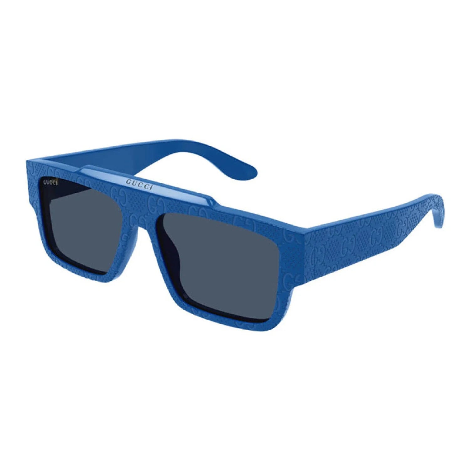 Gucci gg1460s - Shiny Blue with GG Pattern