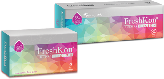 FreshKon® Colors Fusion Cosmetic Contact Lenses