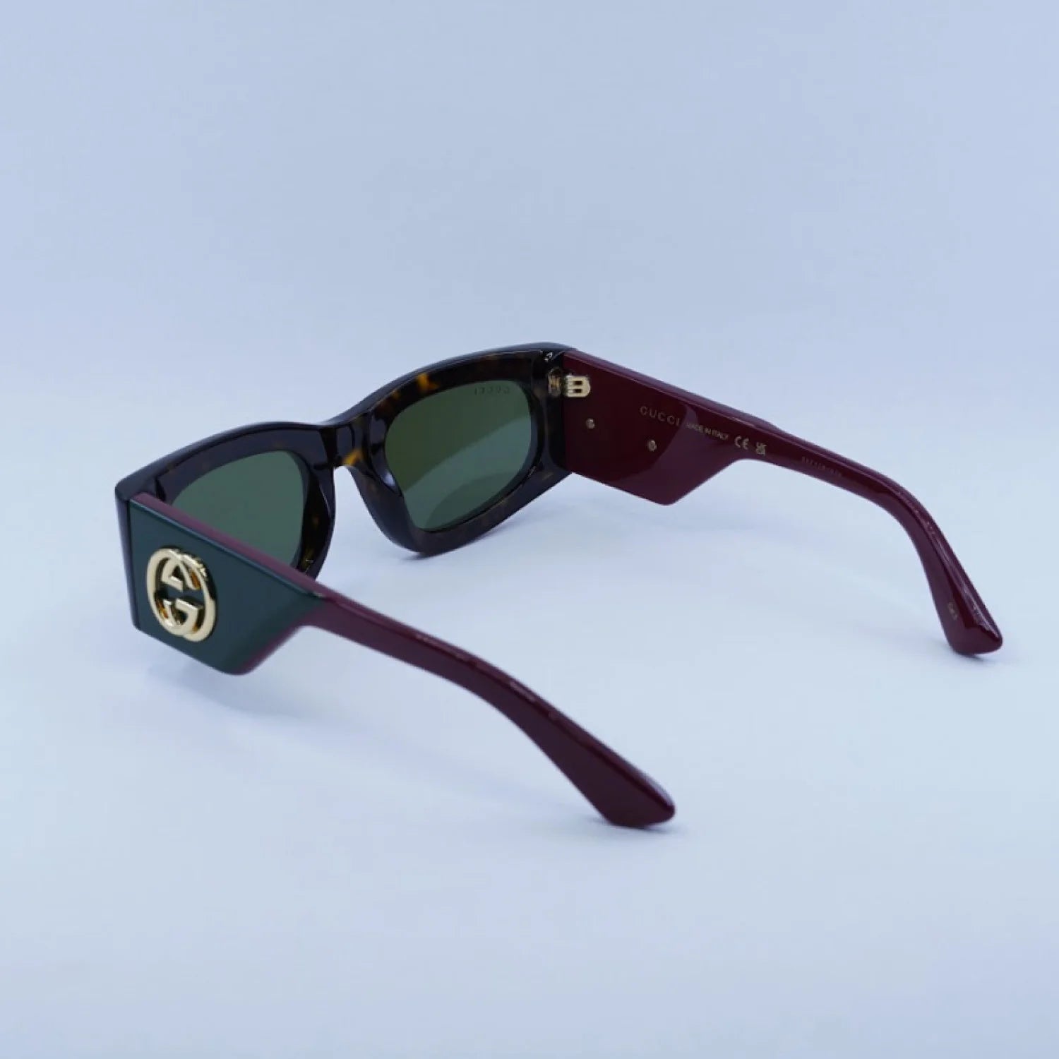 Gucci gg1664s - Dark Havana with Red