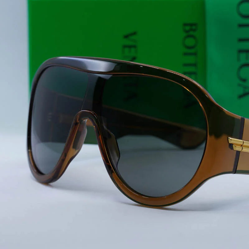 Bottega Veneta BV1345S - Shiny Brown - single_variant - 005