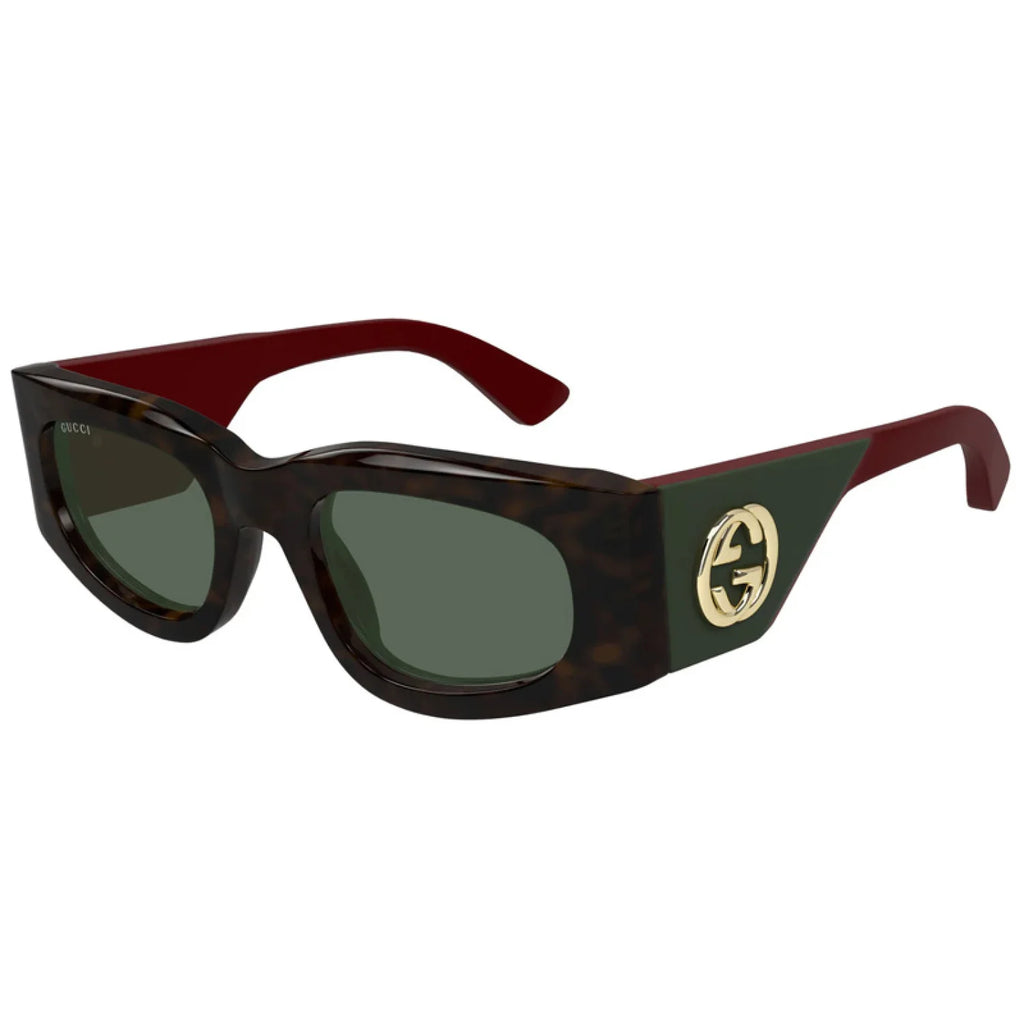 Gucci gg1664s - Dark Havana with Red