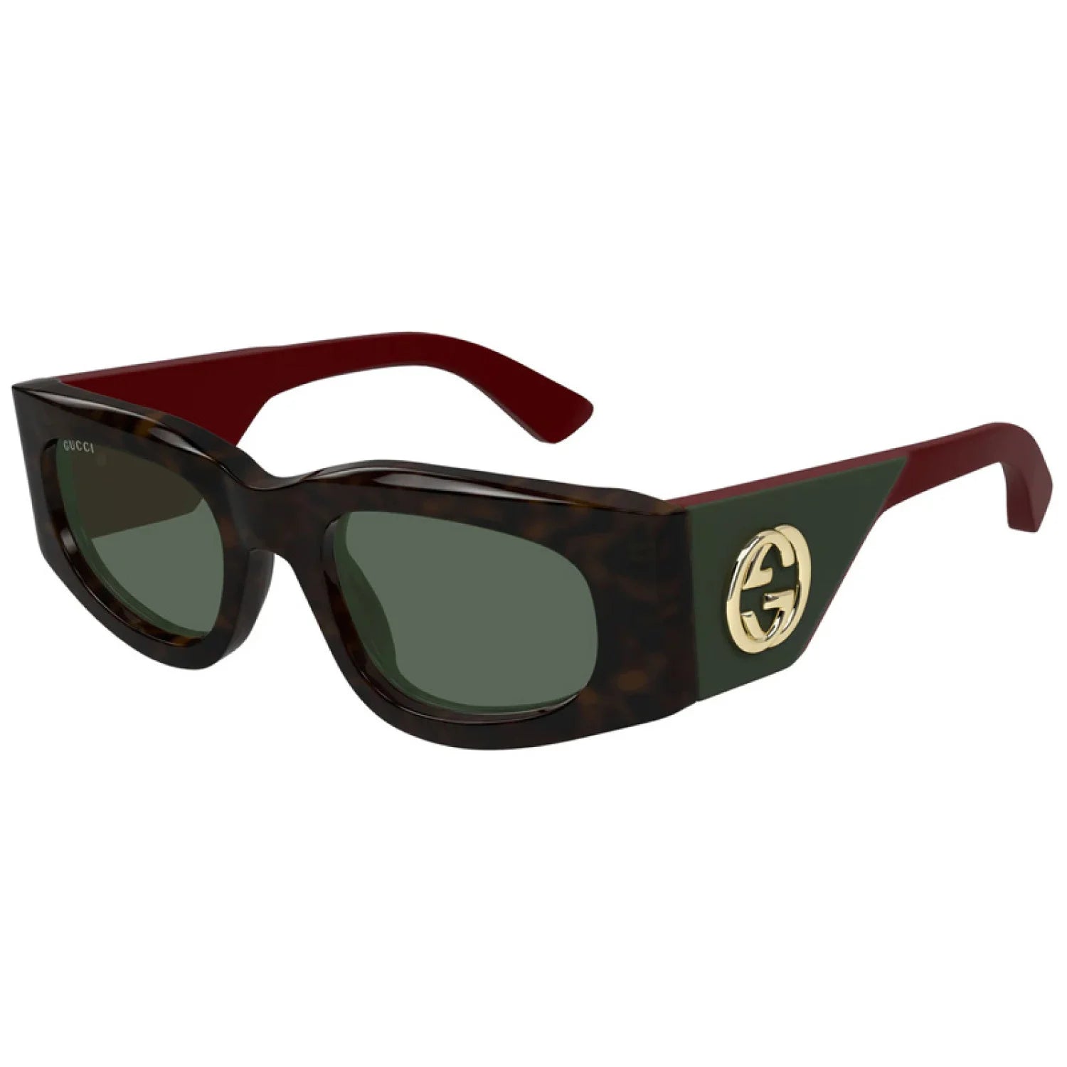 Gucci gg1664s - Dark Havana with Red