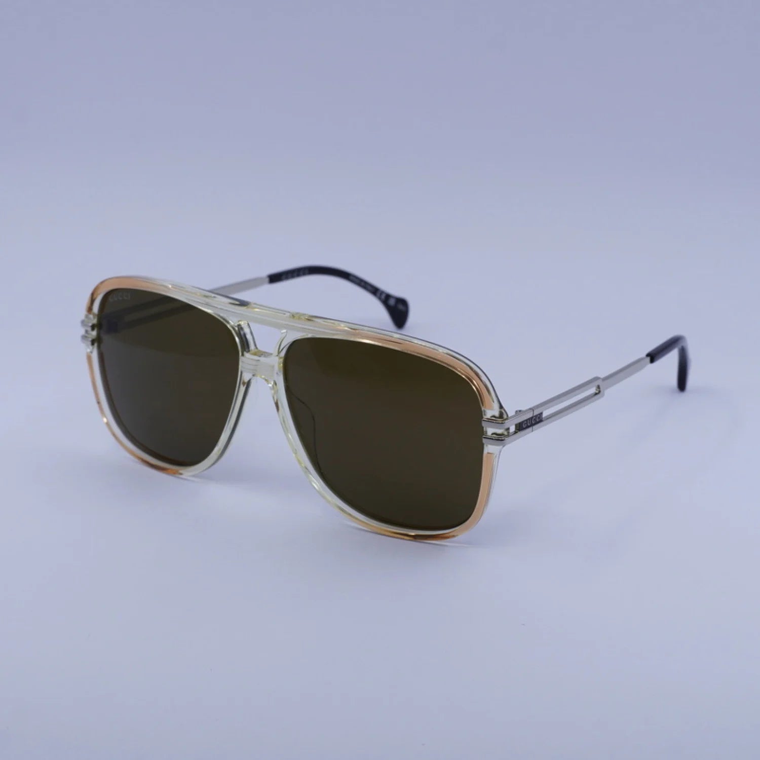 Gucci gg1105s - Transparent Orange/Silver