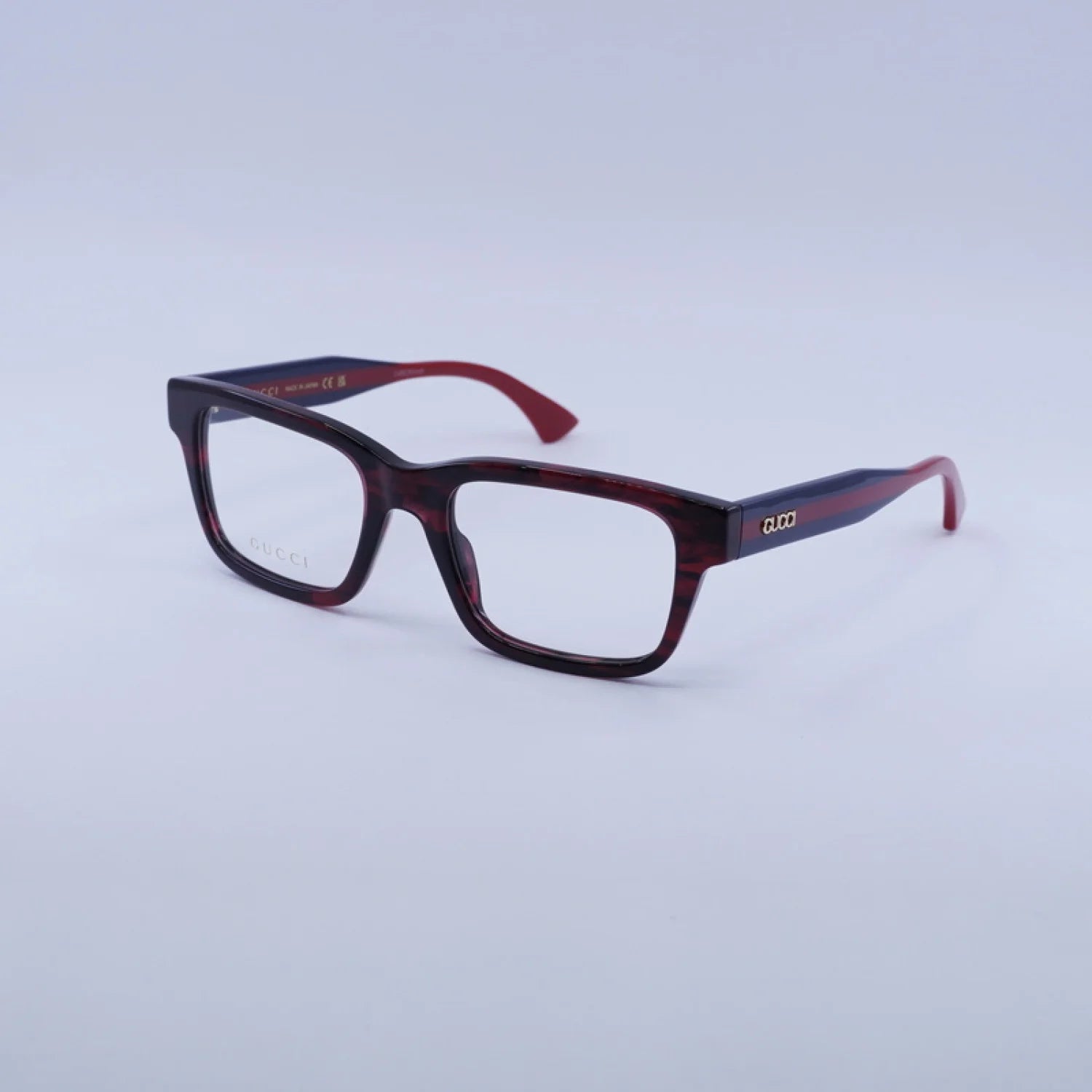 Gucci gg1865o - Dark Red Havana/Blue/Red