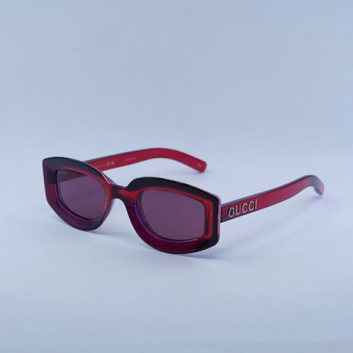 Gucci gg1719s - Transparent Red
