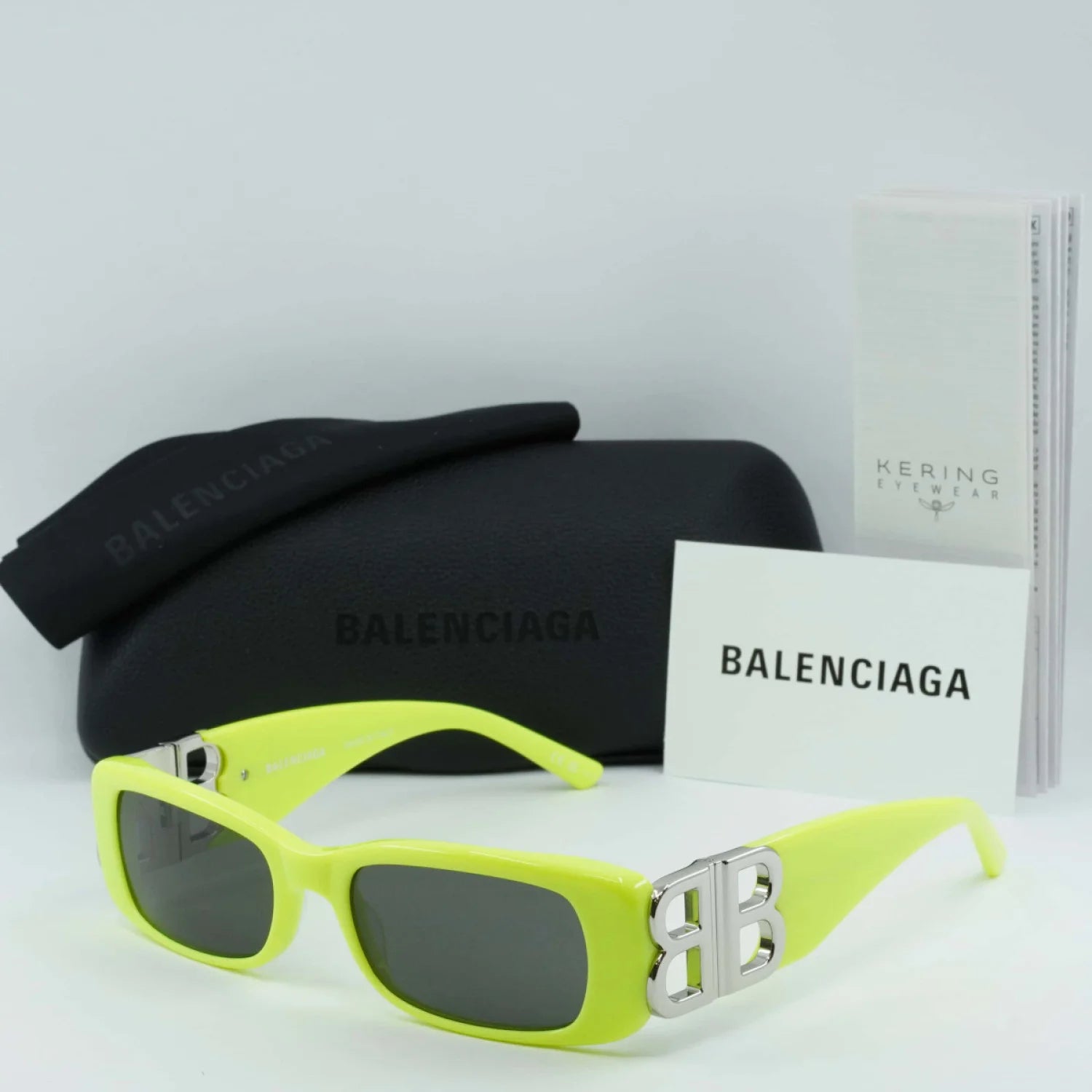 Balenciaga bb0096s - Yellow Silver