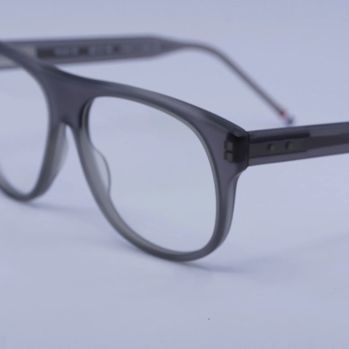 Thom Browne TB008 - Satin Grey Crystal - single_variant - 008