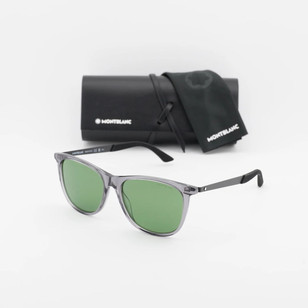 Montblanc MB0330S - Grey/Black - main - 002