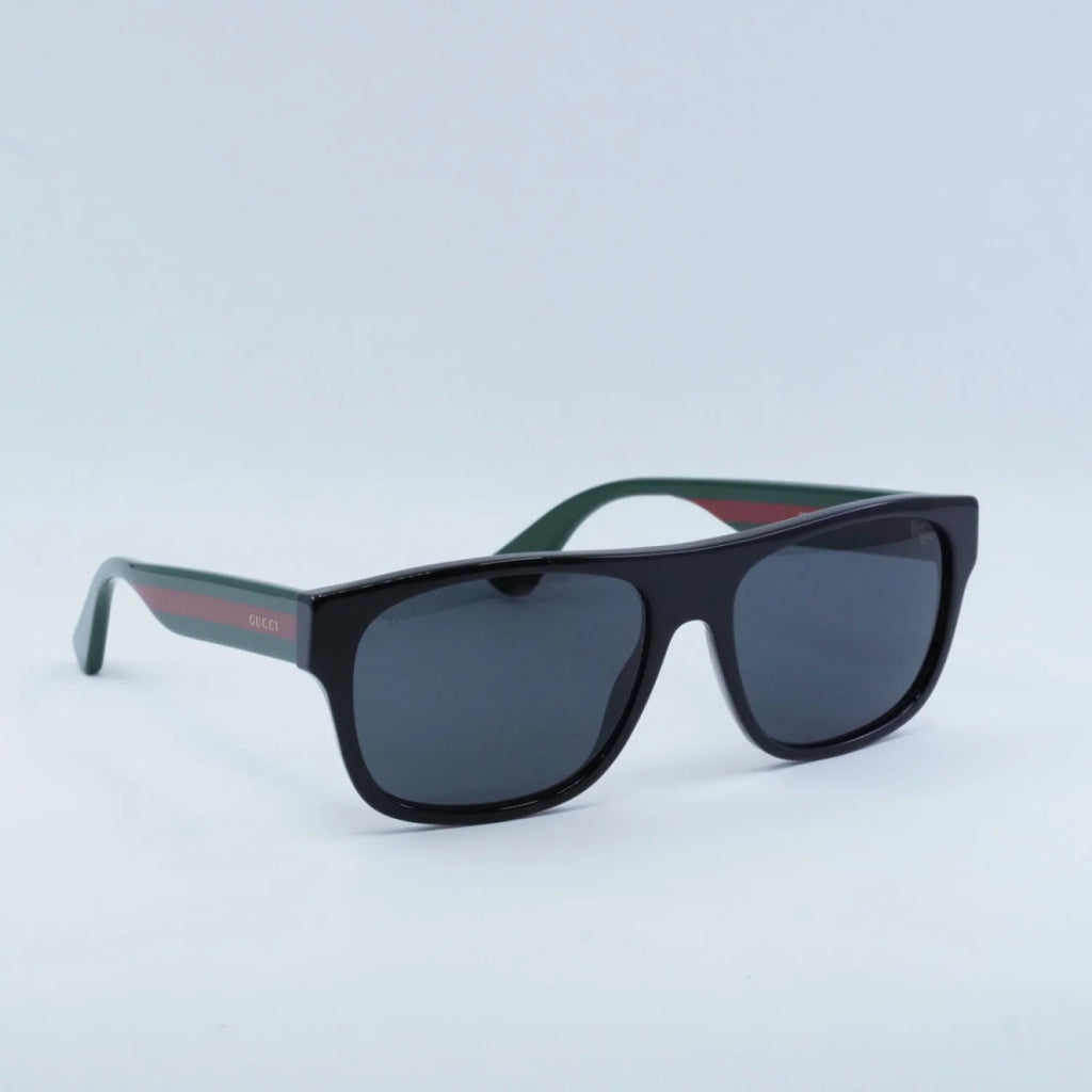 Gucci gg0341s - Black and Green with Red Stripe