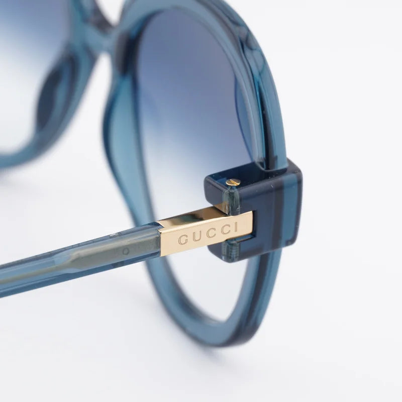 Gucci GG1432S - Transparent Petrol Blue - single_variant - 003