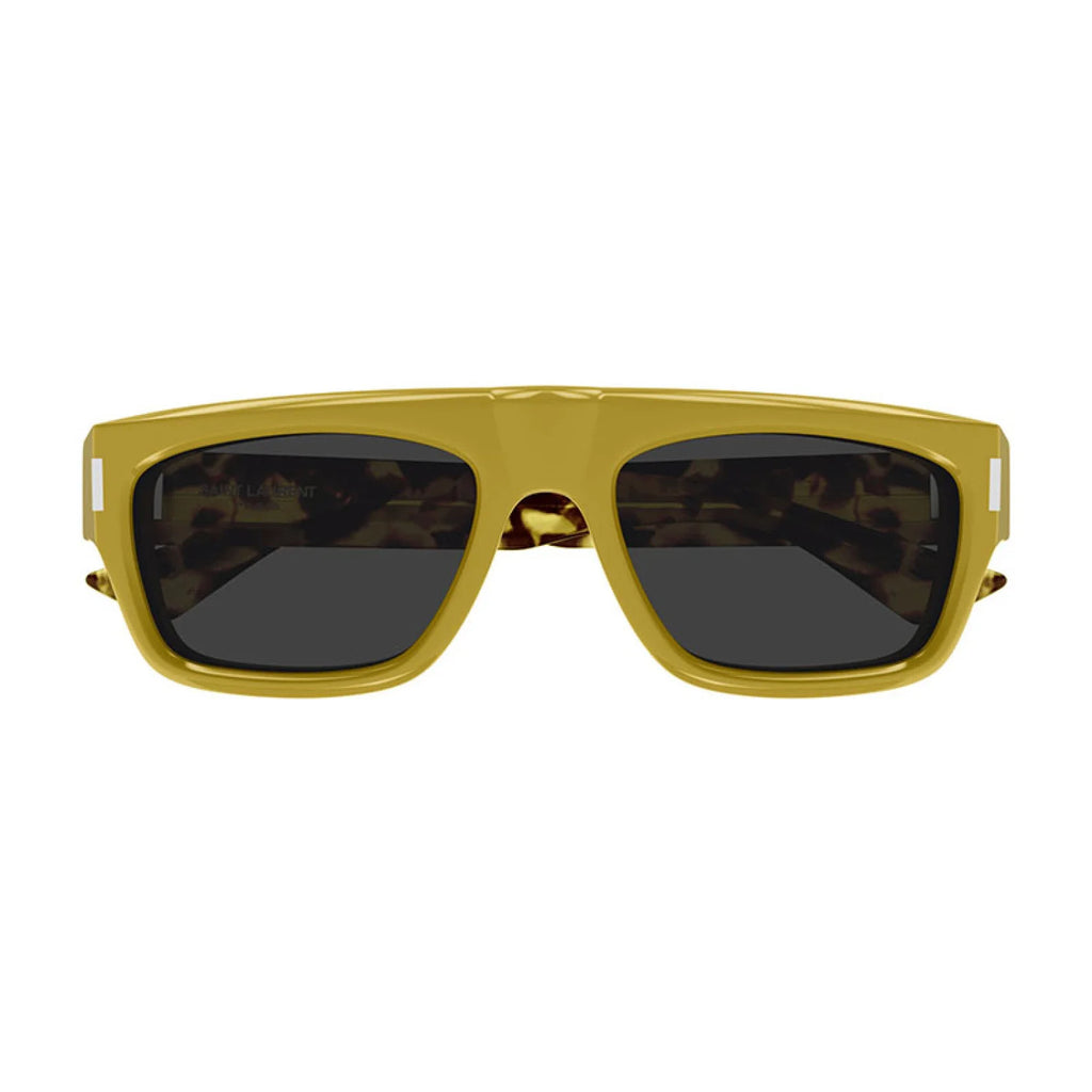 Saint Laurent SL762 - Shiny Solid Ocra/Spotted Havana - main - 004