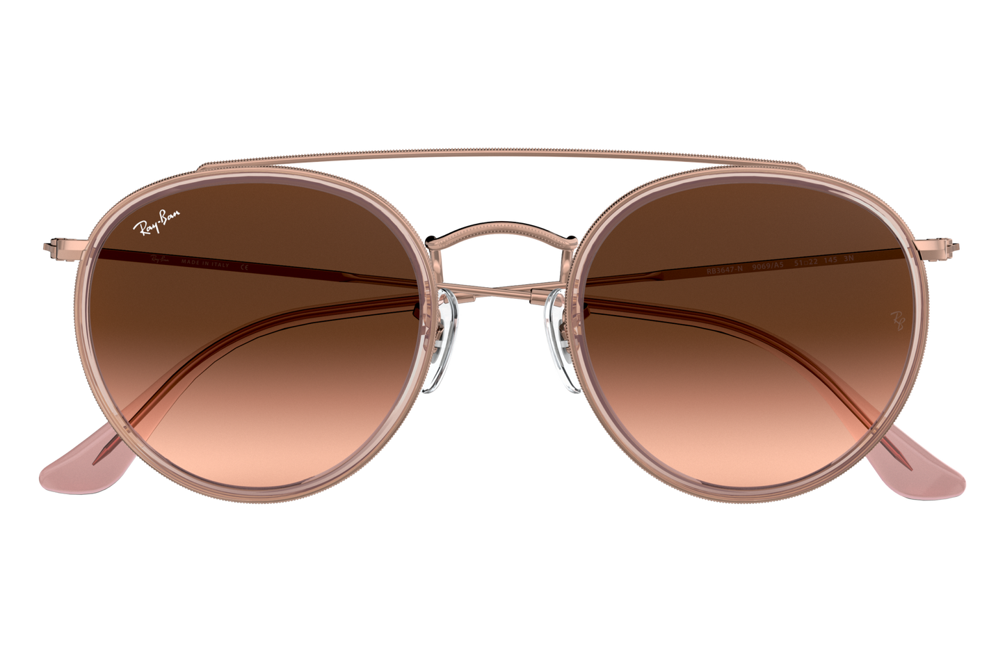 Rayban Round Double Bridge