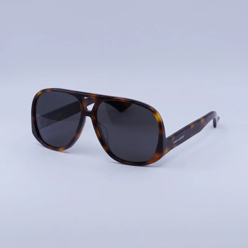 Saint Laurent SL652F - Shiny Medium Havana - single_variant - 002