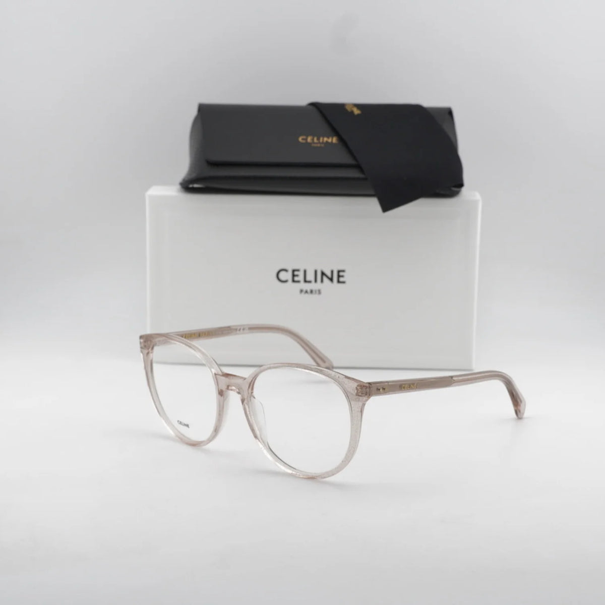 Celine CL50077I - Shiny Transparent Rose Glitter - single_variant - 073