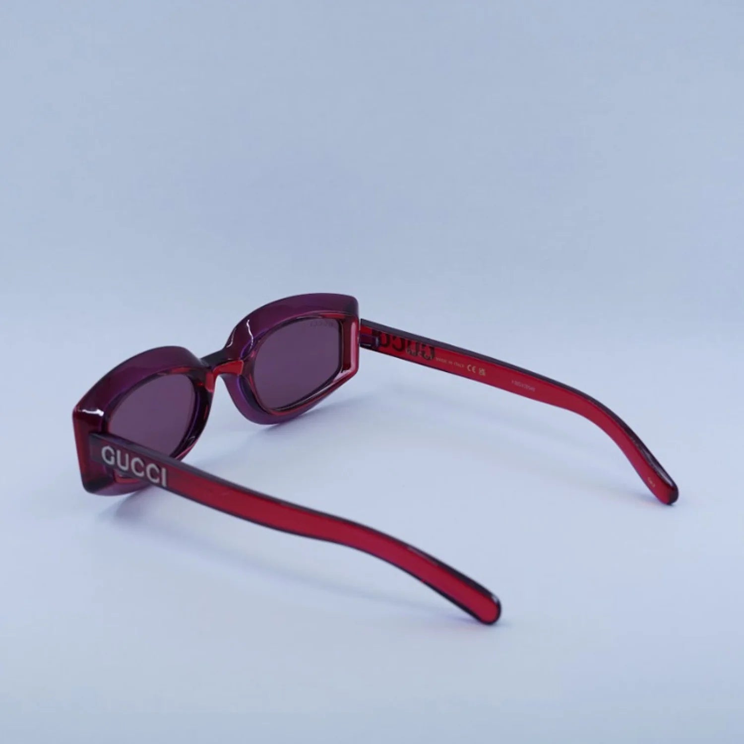 Gucci gg1719s - Transparent Red