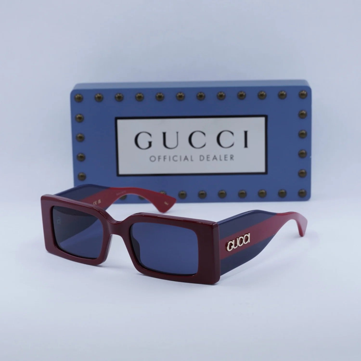 Gucci gg1860s - Burgundy/Blue/Red