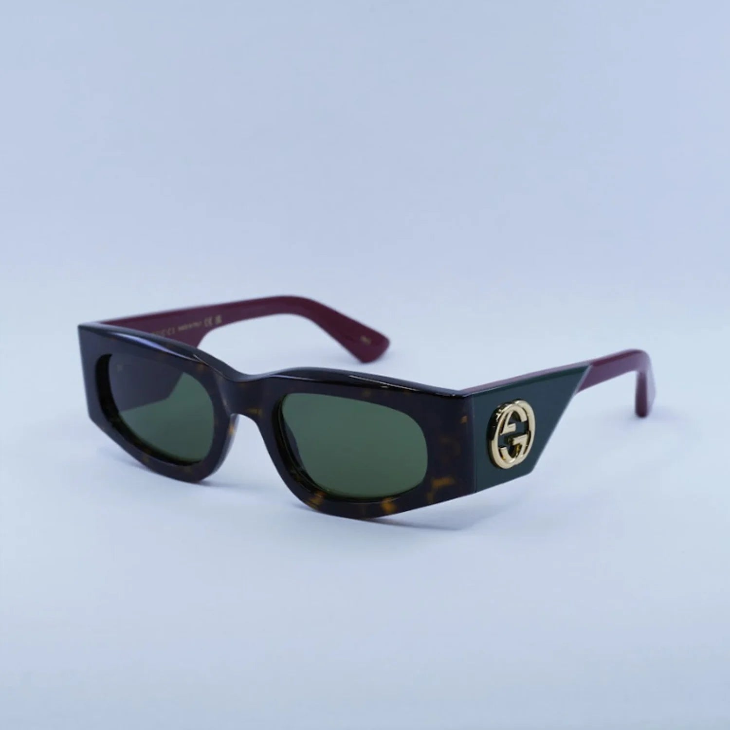 Gucci gg1664s - Dark Havana with Red