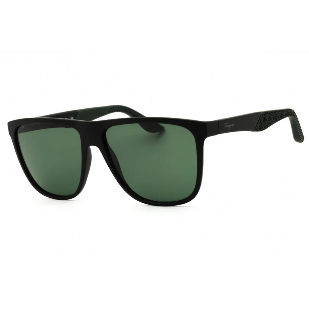 Salvatore Ferragamo SF1065S - Matte Black/Green - main - 005