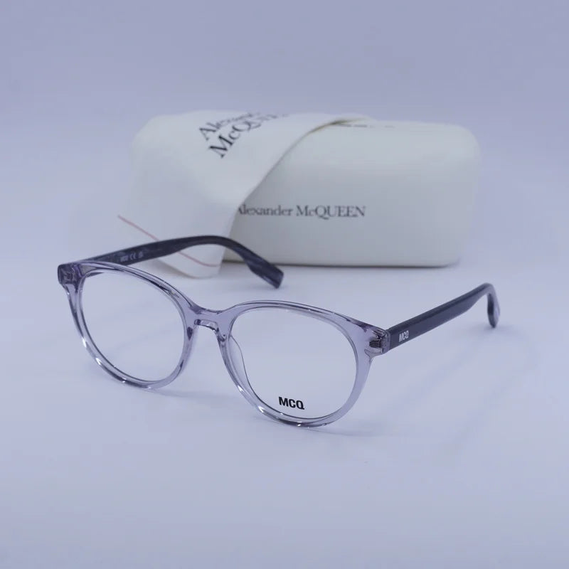 McQueen MQ0308O - Transparent Grey - single_variant - 007