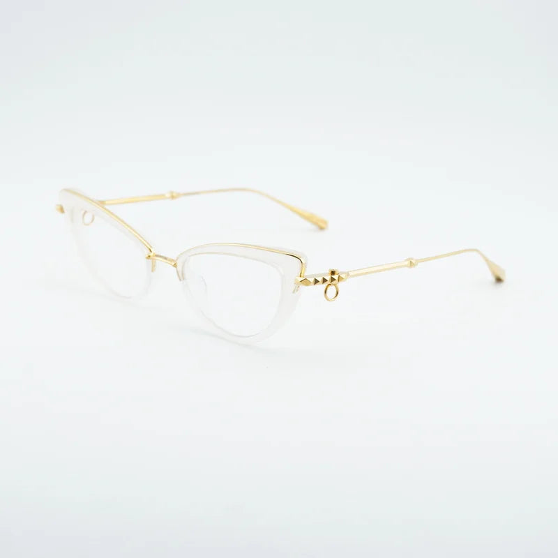 Valentino VLX123 - Powder Pink/White Gold with Chain - single_variant - C