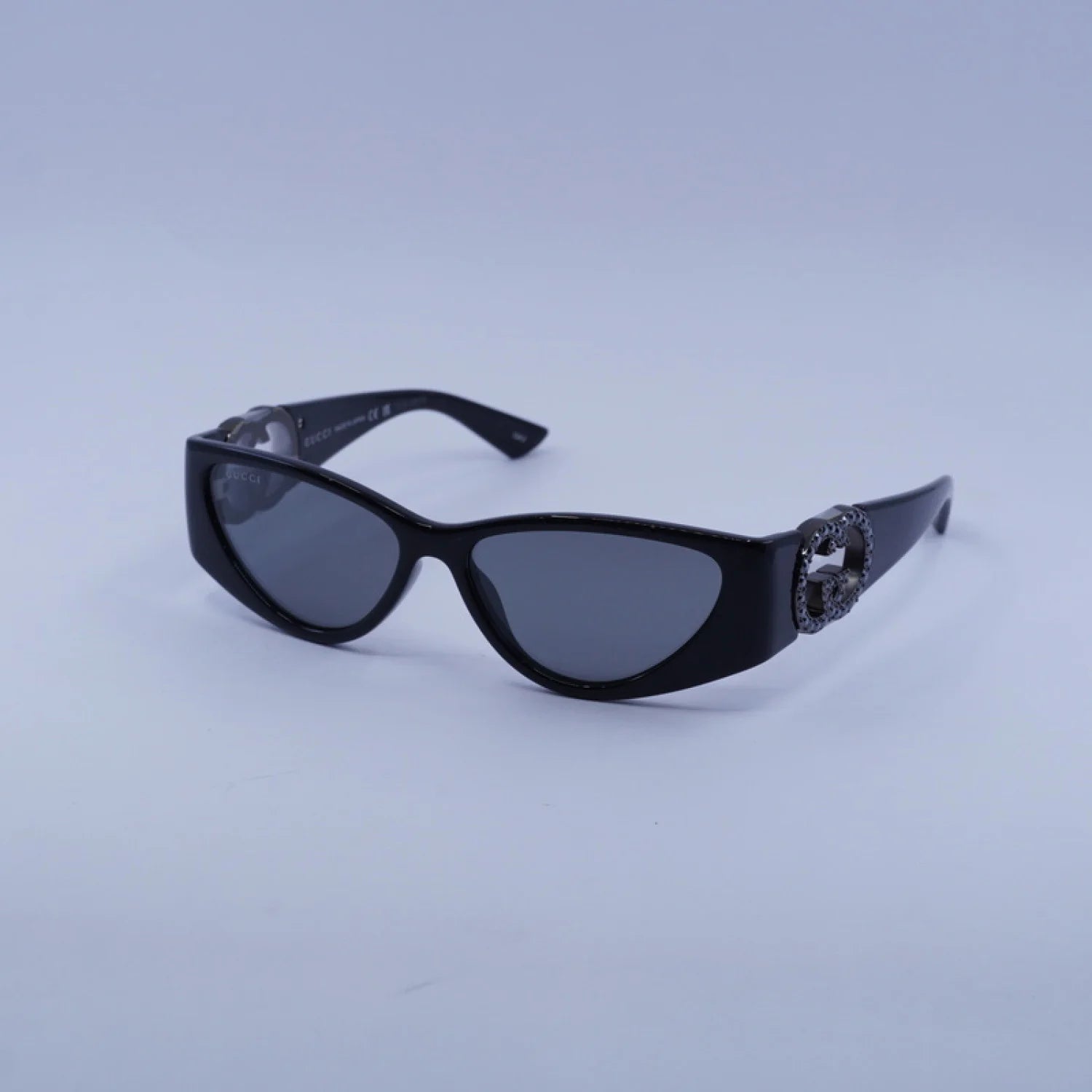 Gucci gg1824s - Shiny Black with Black Stone