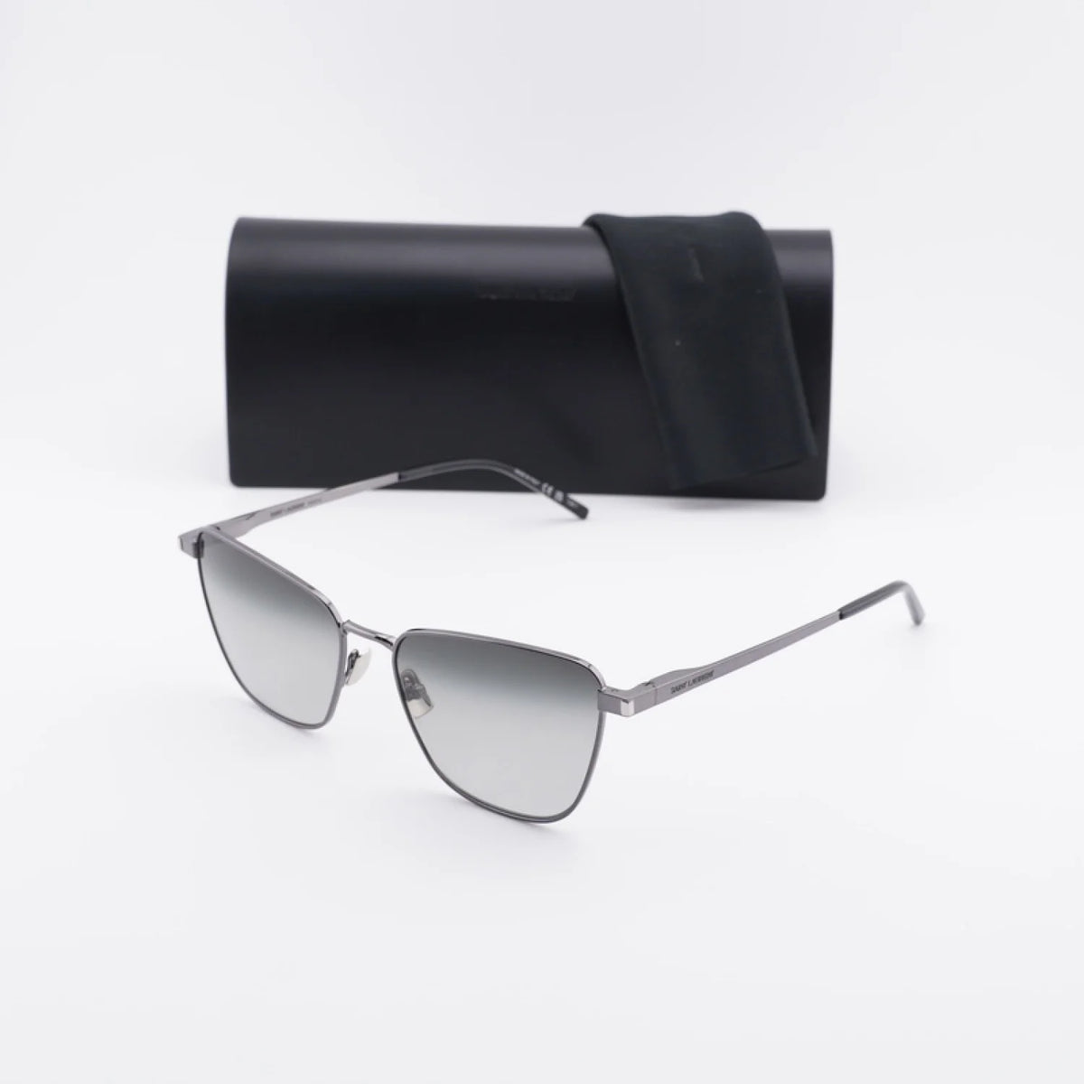 Saint Laurent SL551 - Shiny Dark Ruthenium - main - 004