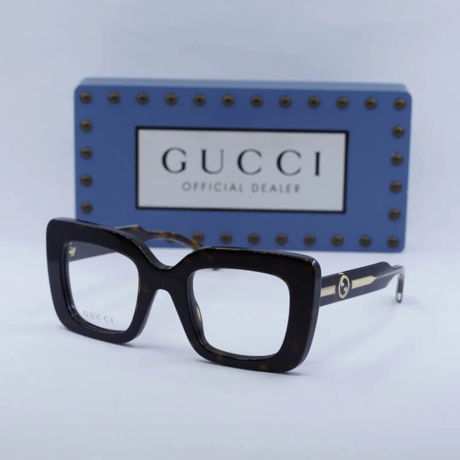 Gucci gg1554o - Shiny Dark Havana