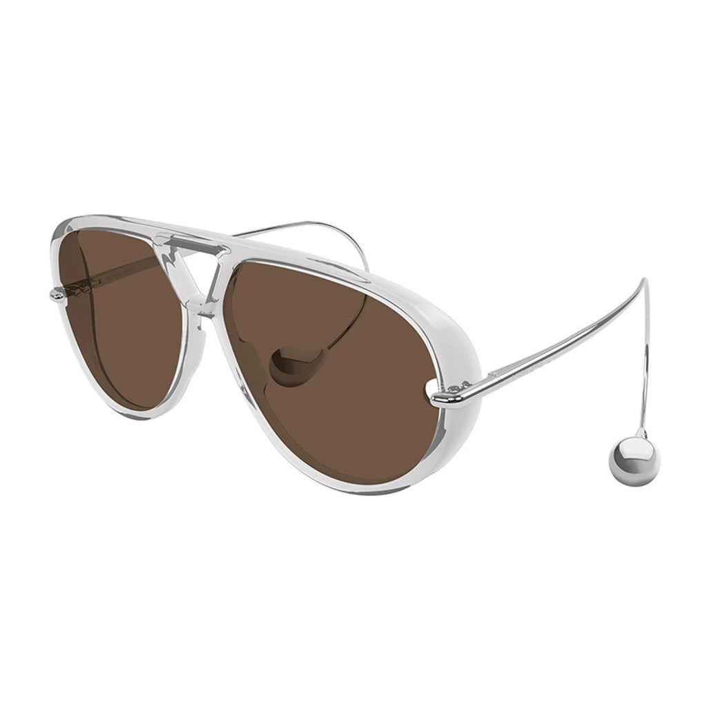 Bottega Veneta BV1273S - Black/Silver - main - 010