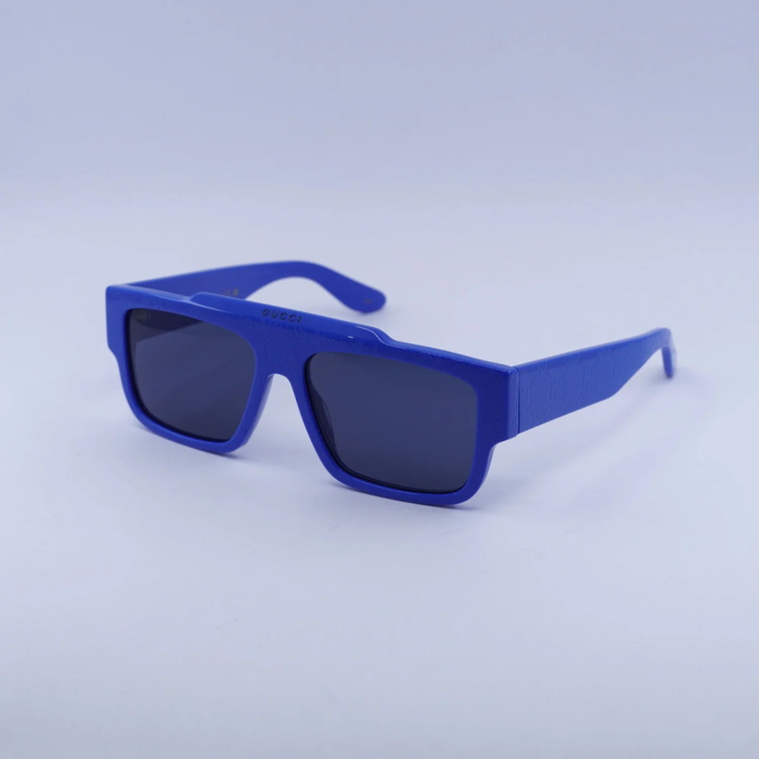Gucci gg1460s - Shiny Blue with GG Pattern