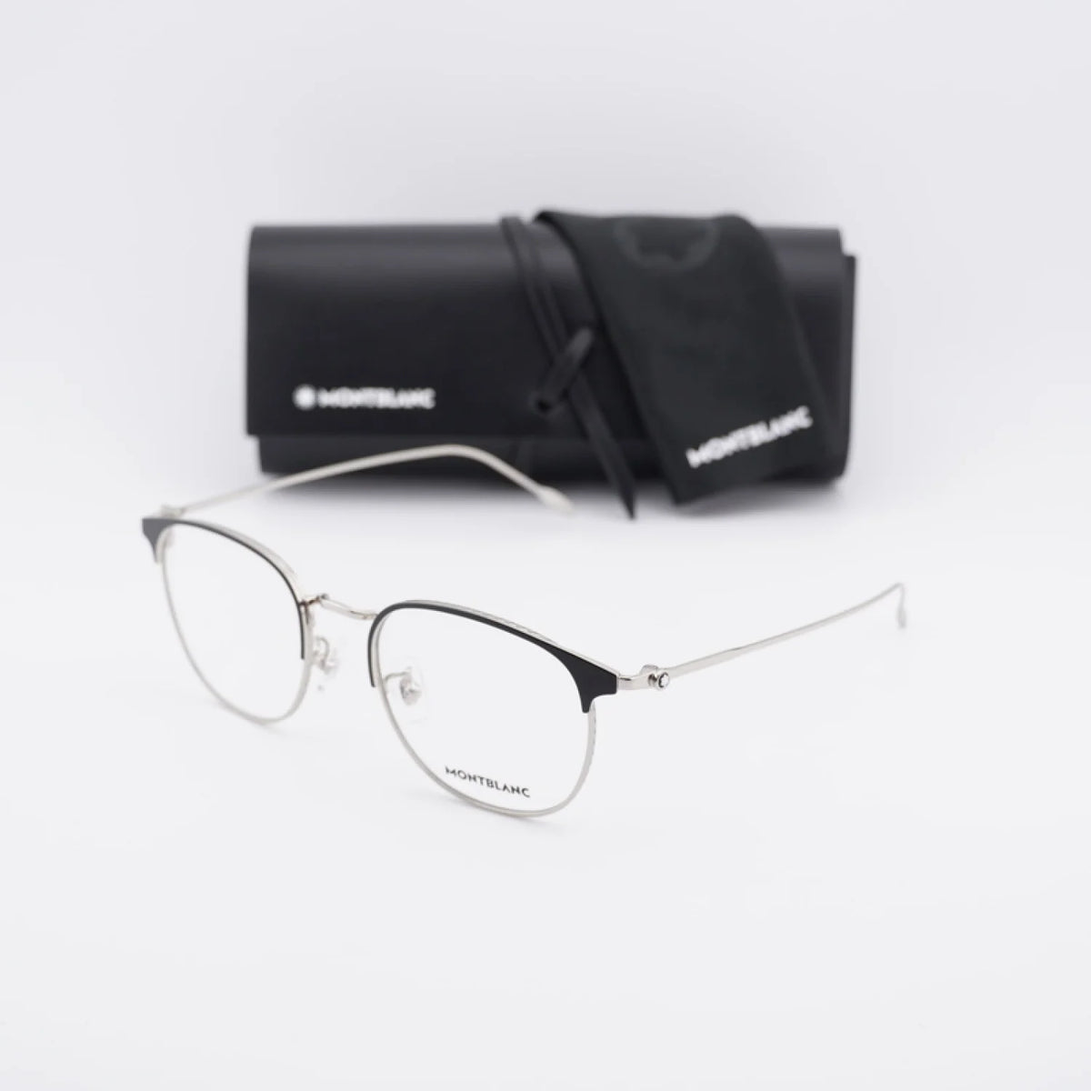 Montblanc MB0191O - Black/Silver - main - 005