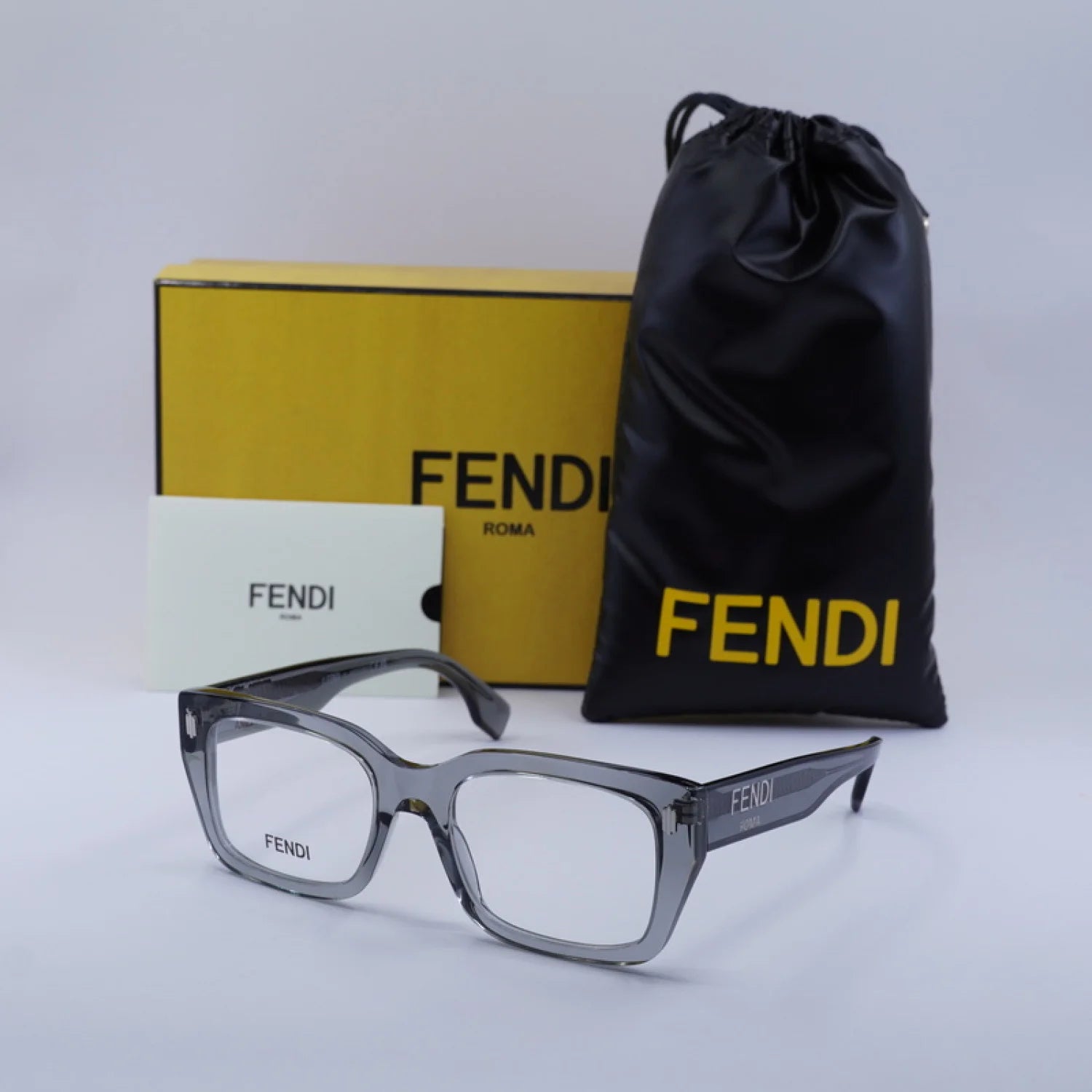 Fendi fe50094i - Shiny Transparent Grey