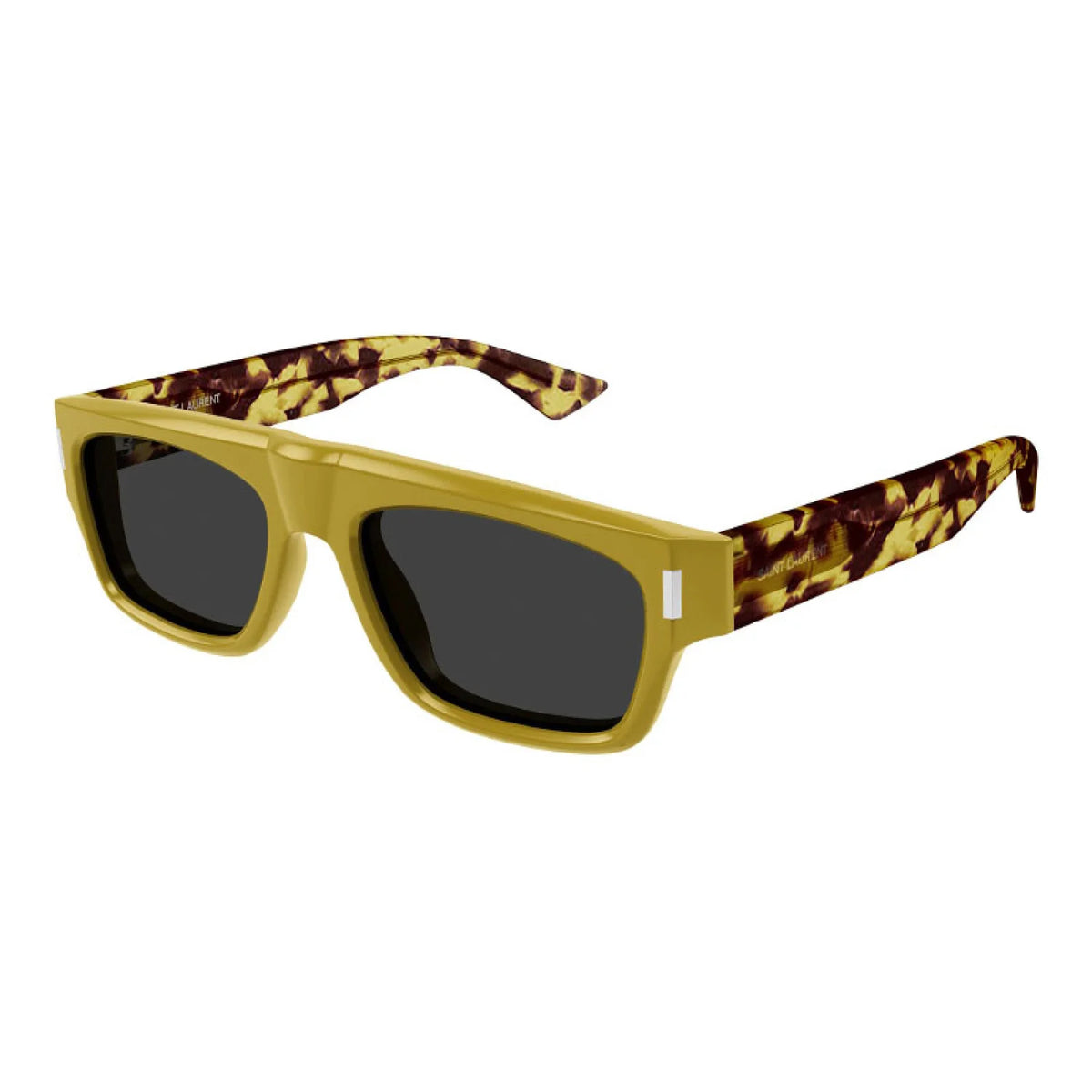 Saint Laurent SL762 - Shiny Solid Ocra/Spotted Havana - main - 004