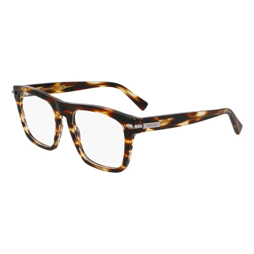 Salvatore Ferragamo SF3015 - Striped Brown - main - 216