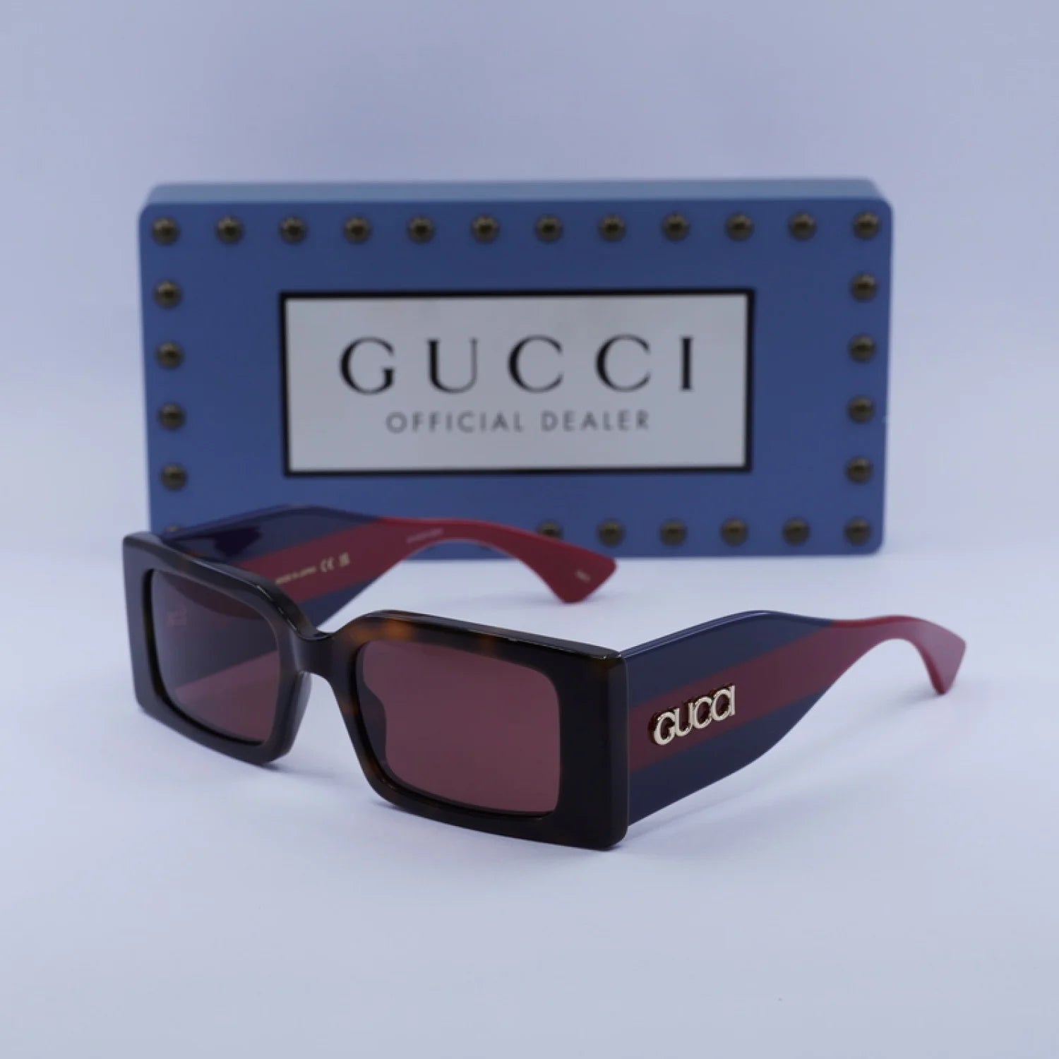 Gucci gg1860s - Havana/Blue/Red