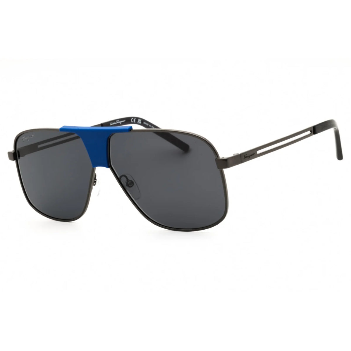 Salvatore Ferragamo SF292S - Dark Ruthenium/Blue - main - 029