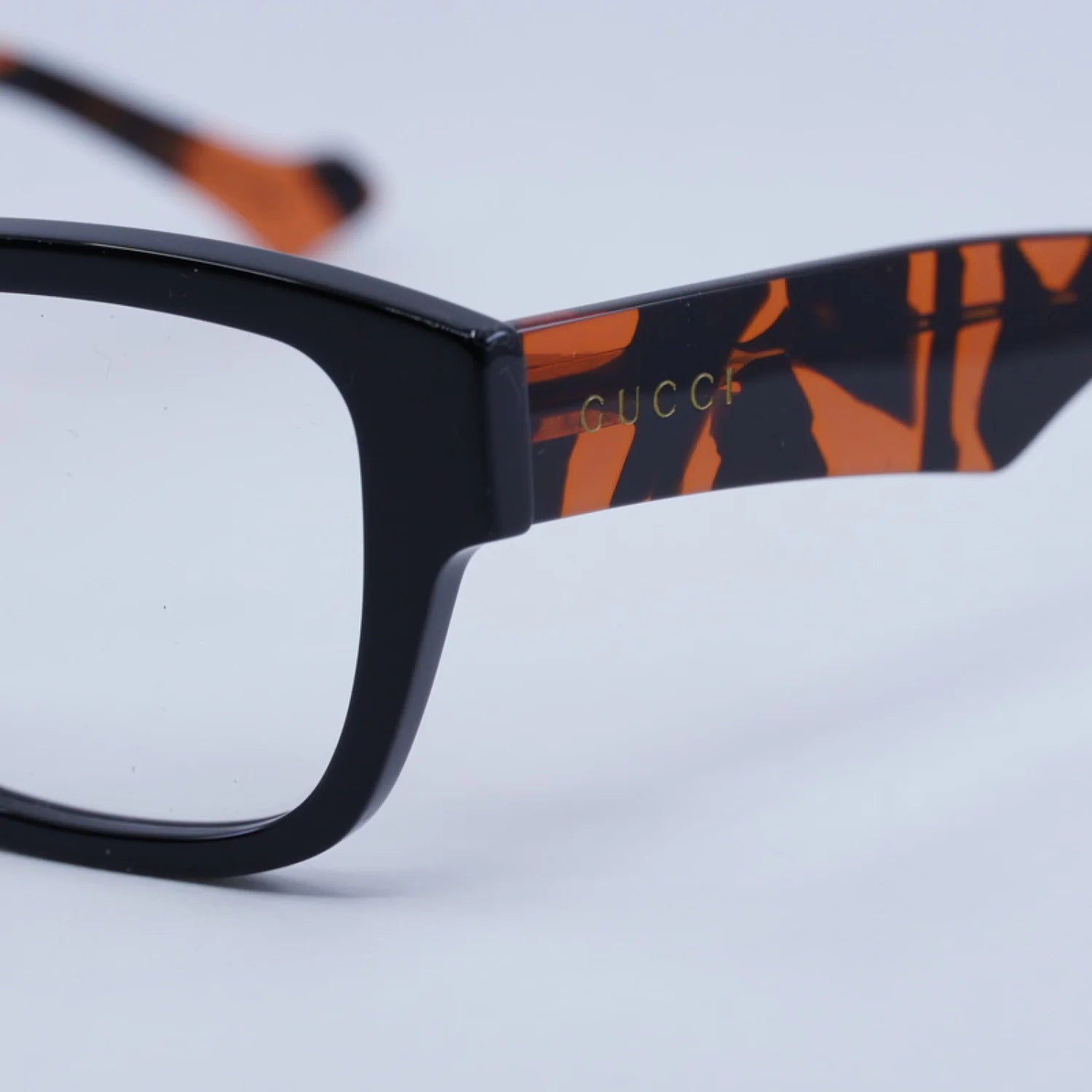 Gucci gg1428o - Black With Orange Havana