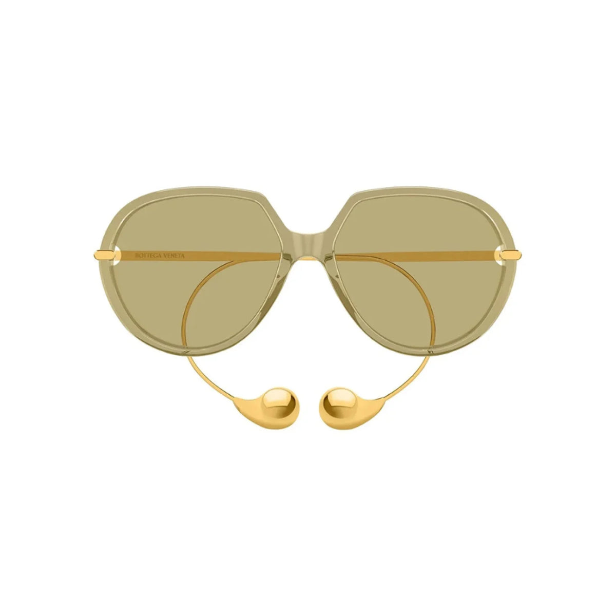 Bottega Veneta BV1436S - Shiny Transparent Yellow/Gold - main - 004