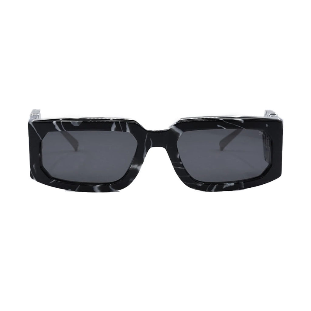Philipp Plein spp119m - Shiny Black Marble/Silver