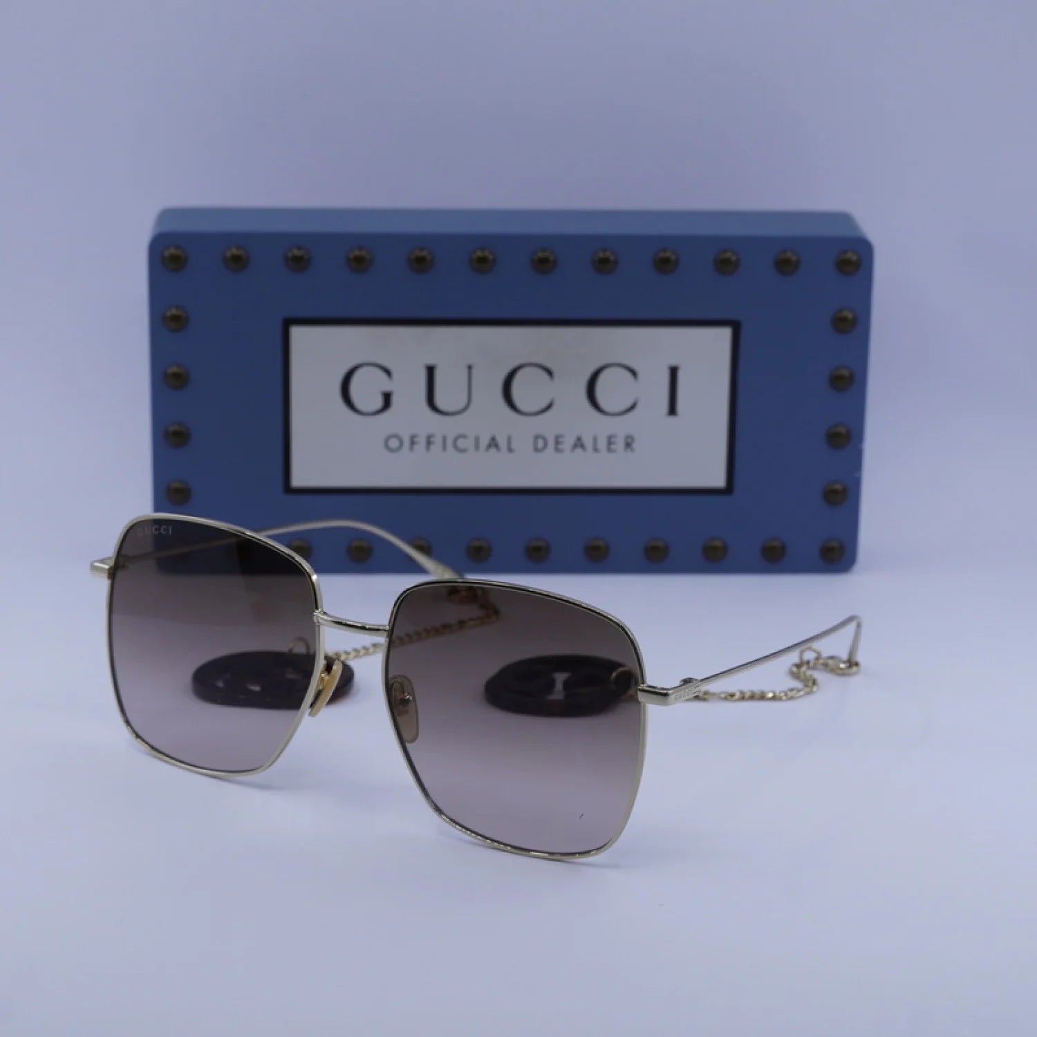 Gucci gg1031s - Gold/with Havana Detachable Jewelry Charm