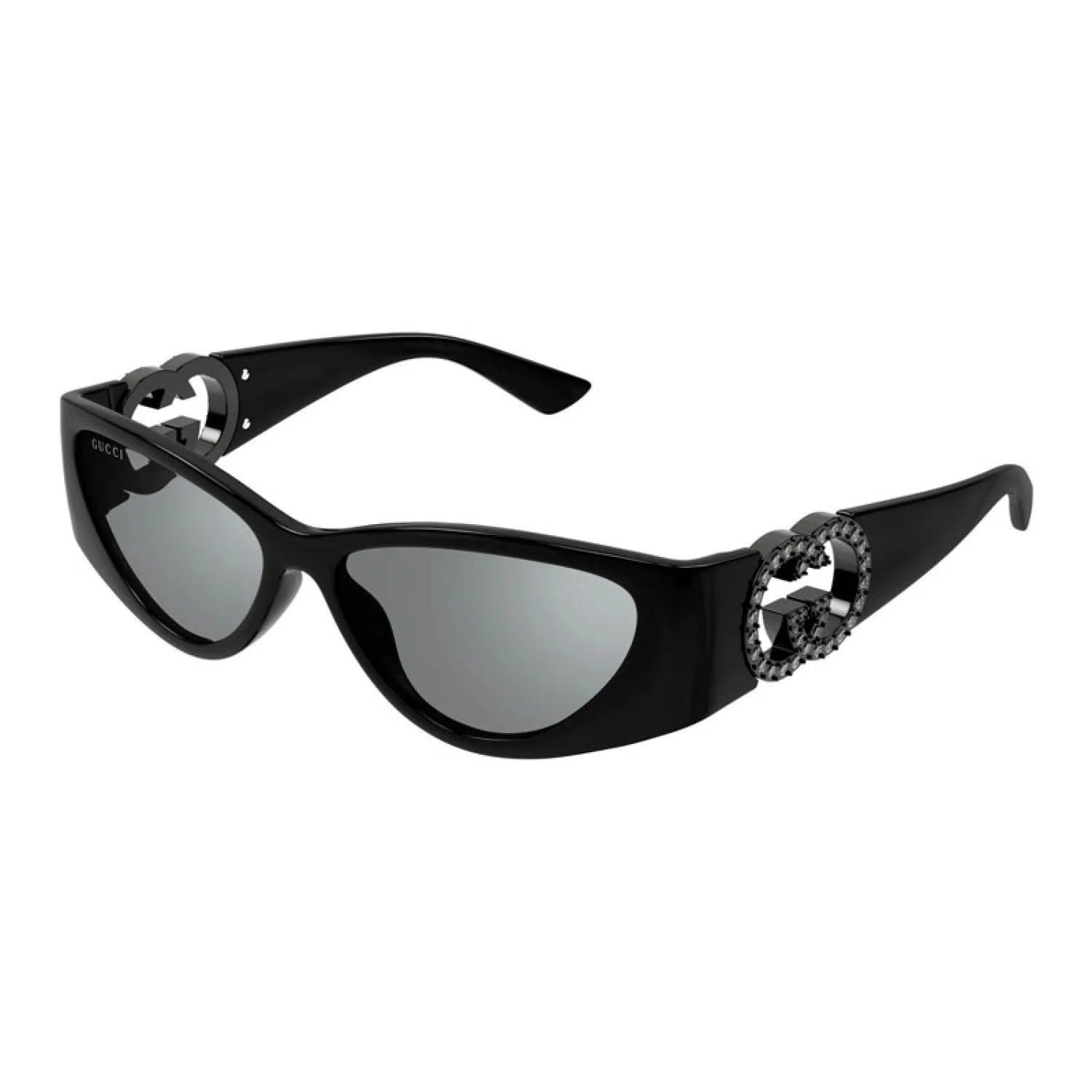 Gucci gg1824s - Shiny Black with Black Stone